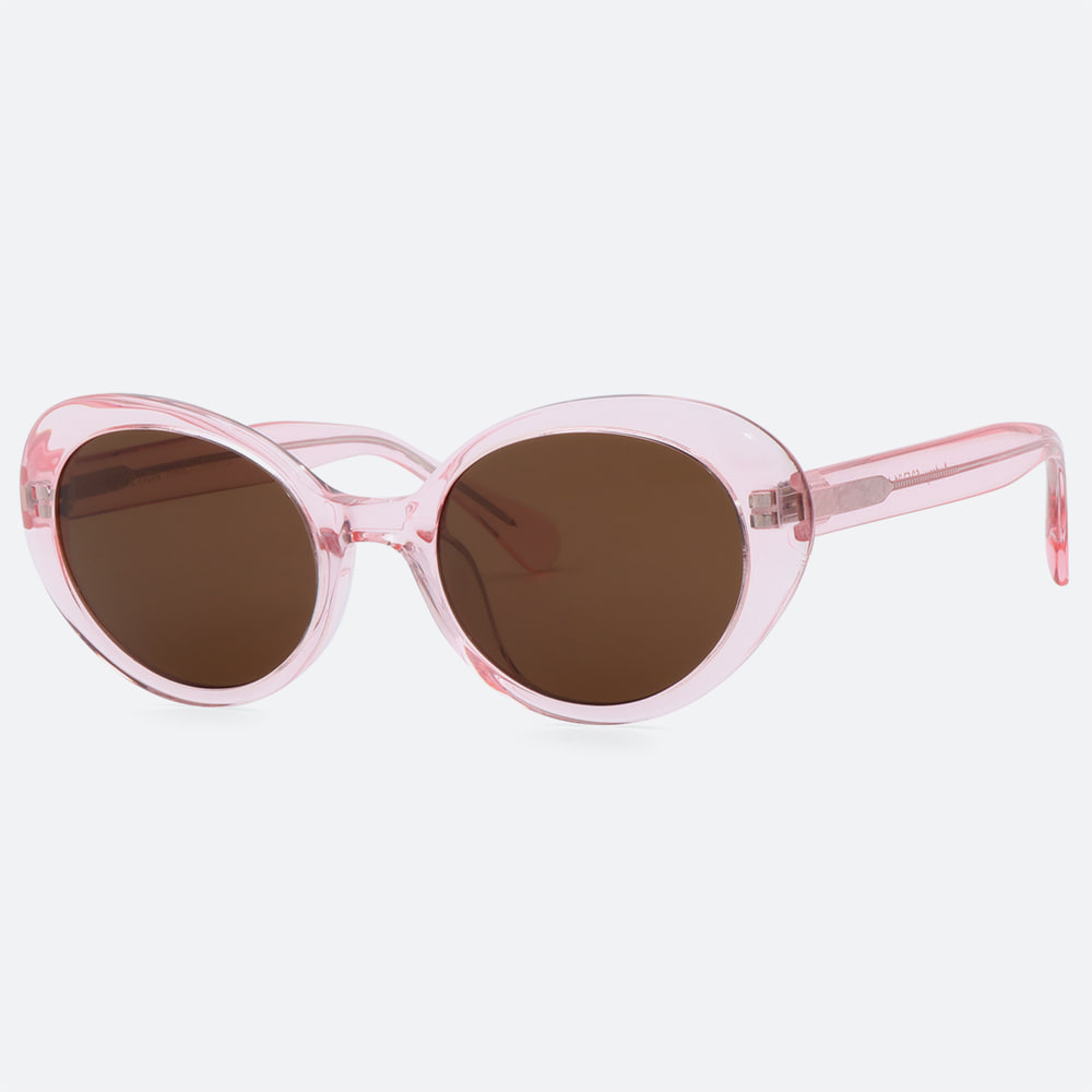세컨아이즈-페이션 FACETION 오드리 AUDREY C3 핑크 투명 선글라스