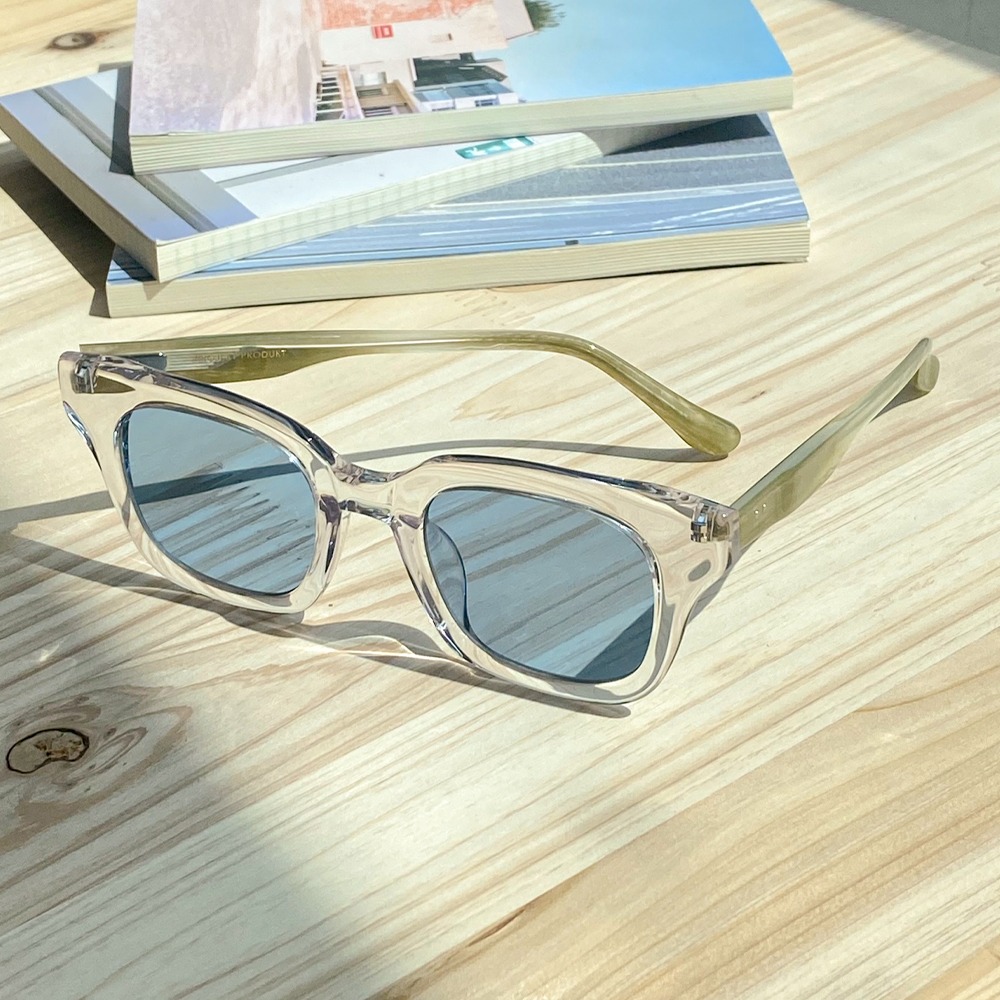 세컨아이즈-프로젝트프로덕트 FS10 C0 투명 사각 볼드 뿔테 선글라스