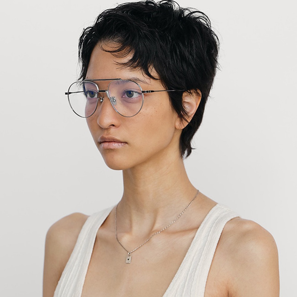 세컨아이즈-프로젝트프로덕트 AU9 C1WG 티타늄 남자 여자 투브릿지 안경테